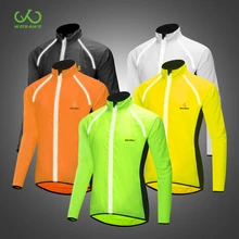 WOSAWE, светоотражающая ветровка, куртка для бега, с длинными рукавами, Джерси, для улицы, ветрозащитная куртка, ветровка для пеших прогулок, кемпинга, велоспорта