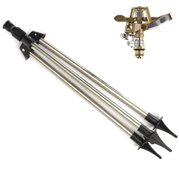 

Sprinkler Tripod Stainless Steel Watering 4 Thread Rotatable Lawn Adjustable Garden Grass Irrigation