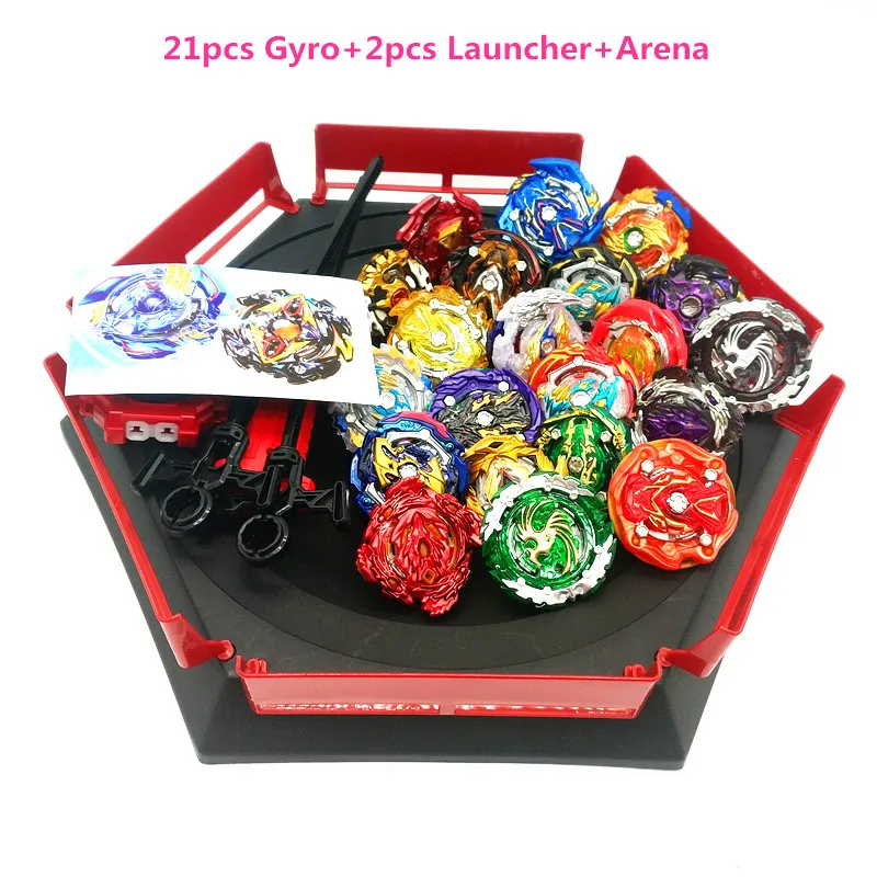 Beyblade GT Burst Arena, волчок, металлический бой, Bey blade, металлический бэйблэйд, стадион, детские подарки, классическая игрушка для детей - Цвет: arena21pcs 1PT