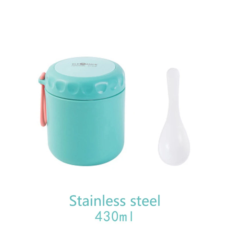 430ml Stainless Steel Thermos Food Soup Container Thermos Portable