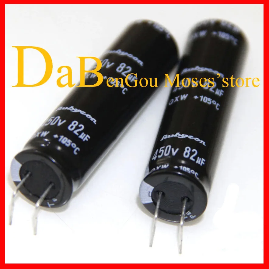 450v 82uf 100% Original New Electrolytic Capacitor capacitance Radial 13x50mm (100pcs) | Дом и сад