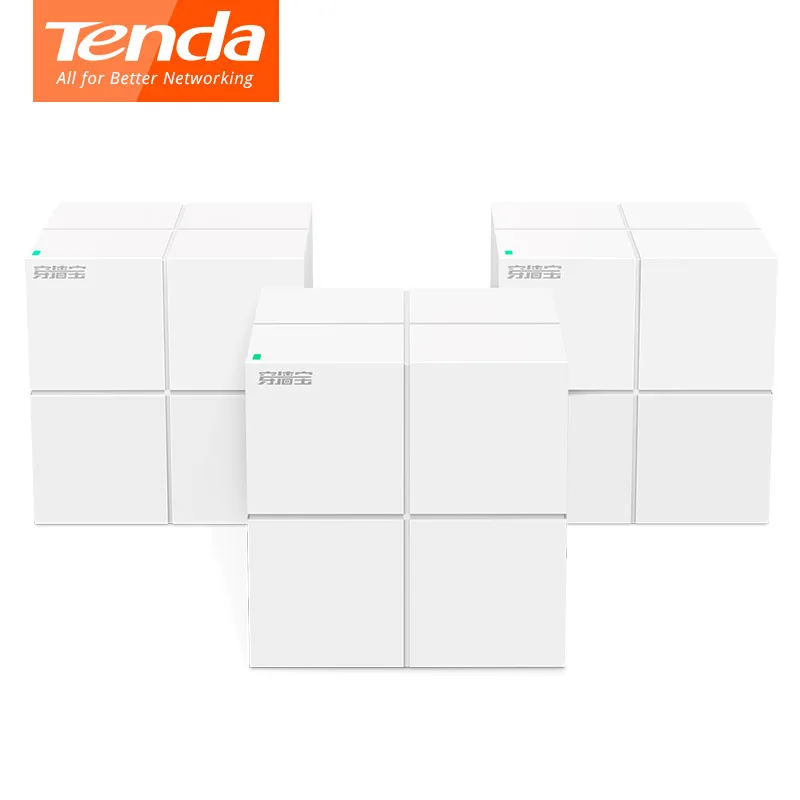 

Tenda Nova MW6 WiFi Wireless Router Whole Home Mesh Gigabit WiFi System with 11AC 2.4G/5.0GHz WI-FI Repeater, APP Remote Manage