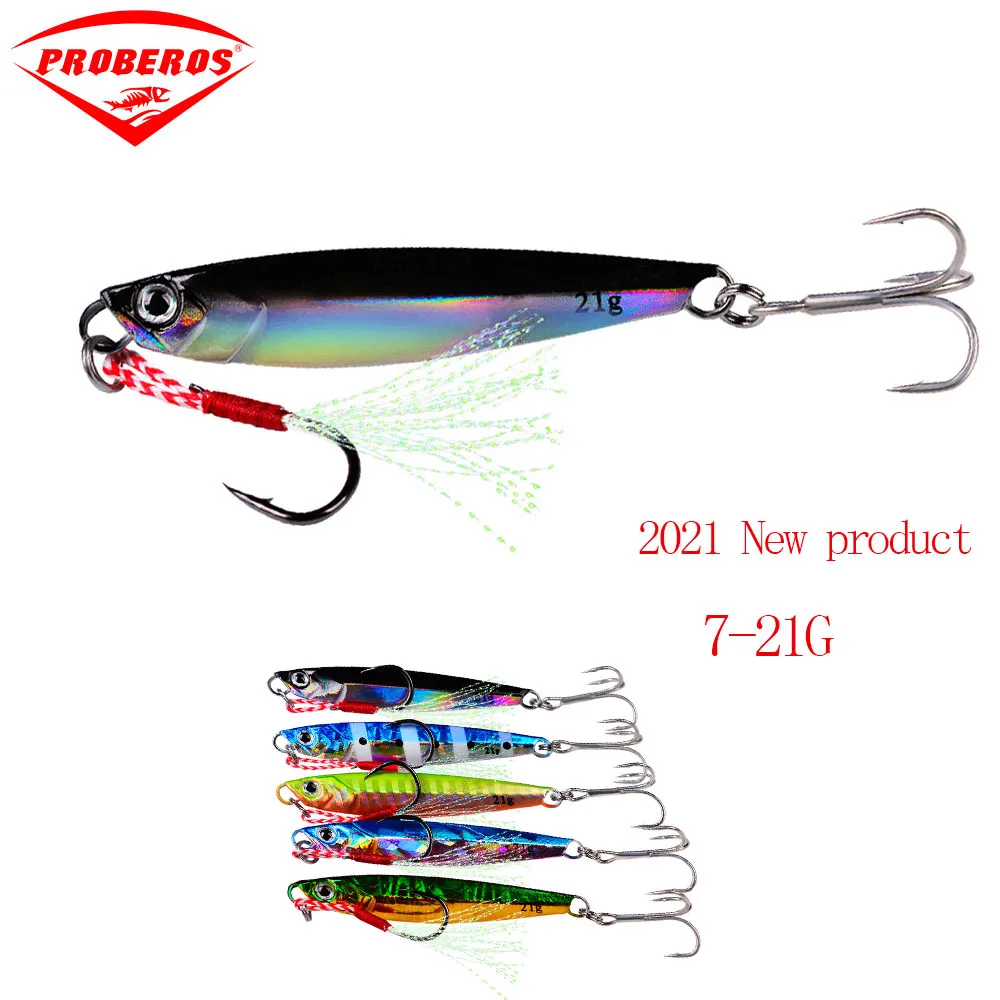 7-21 г Новая Металлическая приманка с железной пластиной свинцовая светящаяся