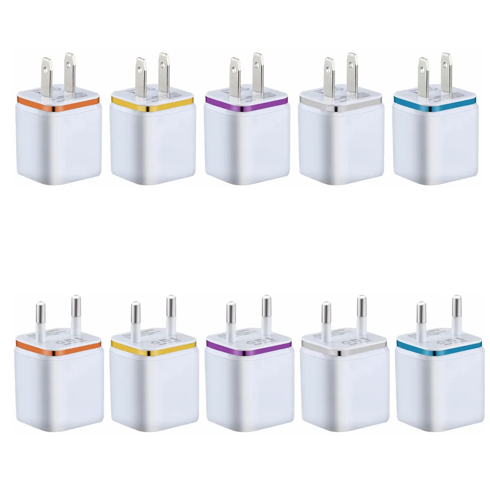 

Mini 5V 1A 2.1A Dual USB Charger Wall Charger Mobile Phone Charging Charge 2 USB Portable Travel Charger for iPad iPhone 5 6 7 8