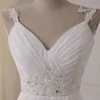 Vestido de novia de playa de ADLN vestido de novia en Stock vestidos de novia de gasa con tirantes finos de talla grande ► Foto 3/6