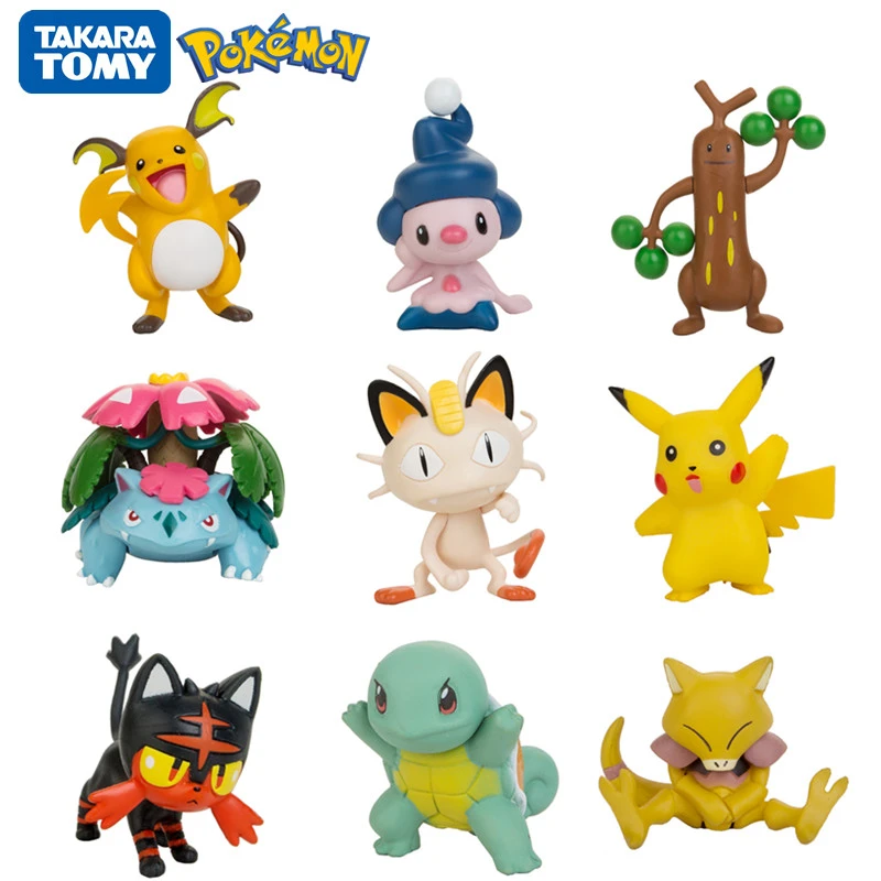 Tomy Pokemon Figurines De Collection Du Serie De Dessin Anime Pikachu Modele D Ornement Et De Decoration Jouet Pour Enfant Idee De Cadeau D Anniversaire 3 A 8 5 Cm Aliexpress