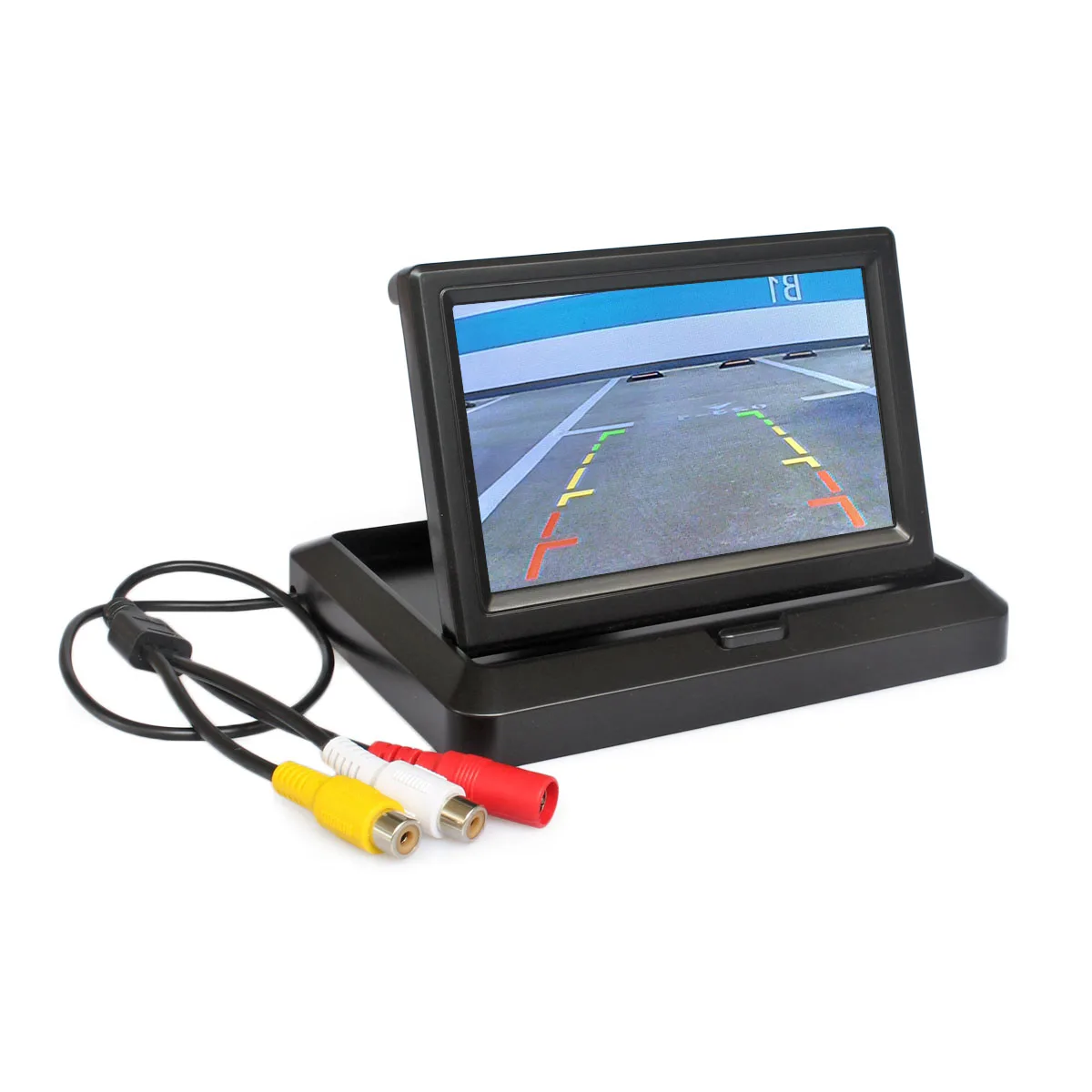 Diykit, беспроводной 5 дюймов Складная TFT ЖК-дисплей автомобильный монитор HD Автомобильная камера заднего вида видеокамера заднего вида видео парковки Системы комплект