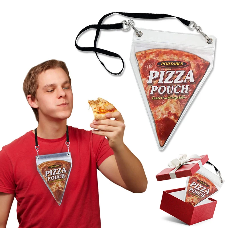 

Portable Pizza Storage Bag Reusable Zip-lock Pizza Bags With Detachable Lanyard Multifunctional Simple Convenient Storage Bag