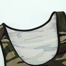 Стиль Для Мужчин's Фитнес плотные базовые камуфляжная майка-топ