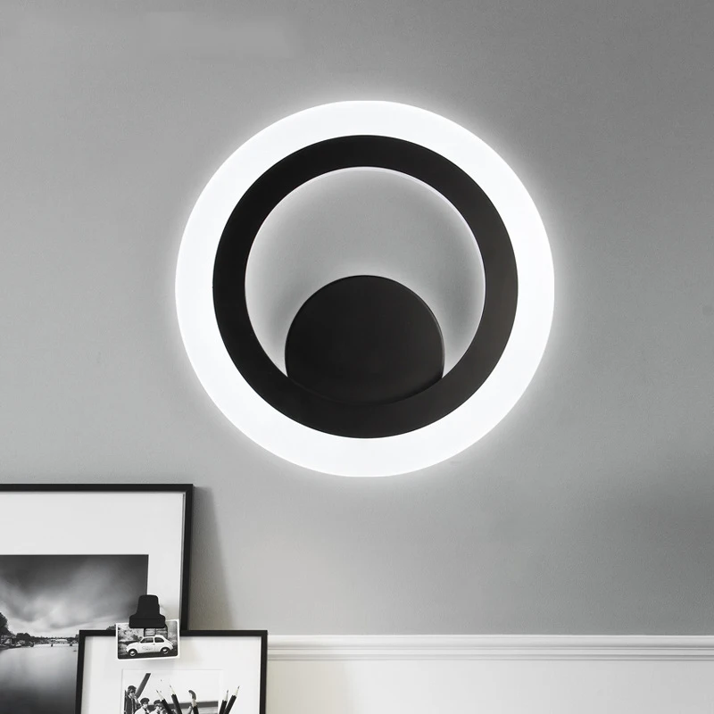 Bedroom wall lamp LED light source iron cap acrylic shade stair corridor hall dining room | Лампы и освещение