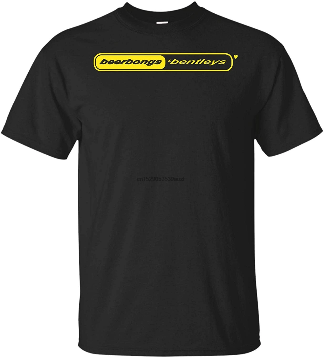 Post Malone Beerbongs Bentleys Yellow Logo Hoodie Stoney BB Black Loose Plus Size TEE Shirt |