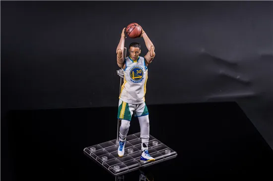 NBA Basketball Athletes Stephen Curry Jersey Number 30, 1/9 White Jersey Mobile Boxed Garage Kit