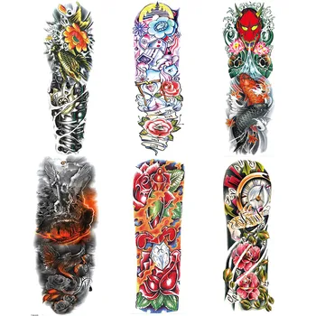 

Hot tattoo sticker waterproof Temporary Body Different Styles of Arm Temporary Stickers Body Art Cool Body Decoration j924