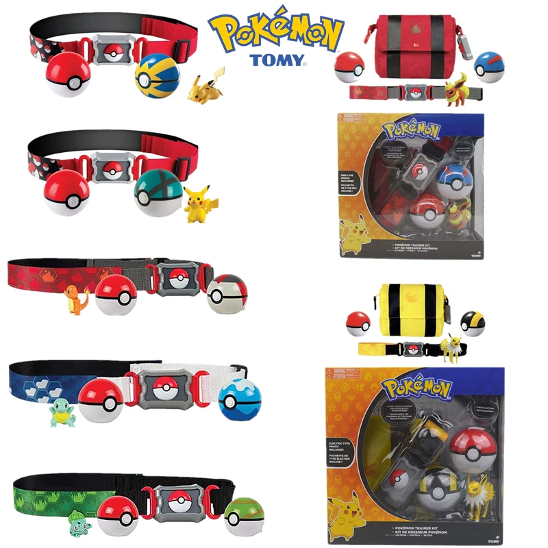 Покемон Носите мяч пояс боевой Монстр фигурка Пикачу торрацат Cubone Abra Psyduck детская
