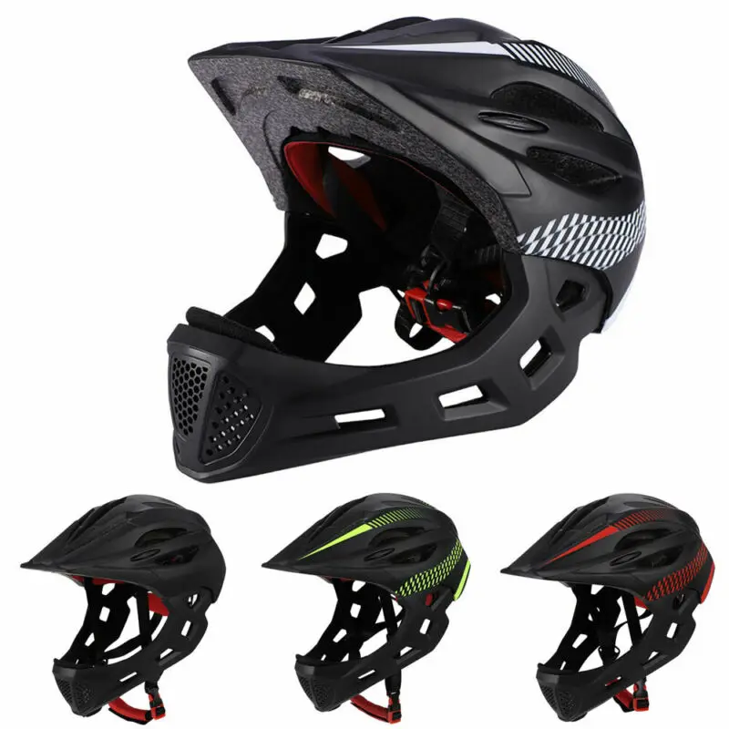 Горячая Распродажа велосипедный шлем для детей полный лицо внедорожный велосипедный шлем для горного велосипеда баланс спорта дети полный покрытый шлемы 4 цвета