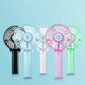 

New Handheld Mini Fan USB Charging Desktop Fan Portable Mini Cooling Fan with 1200mAh Battery