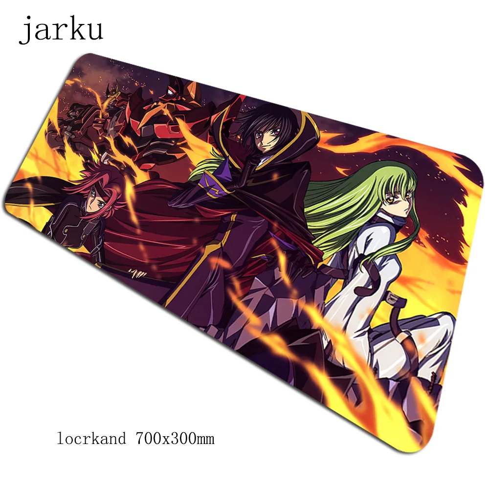 Code Geass pad mouse cheapest computer gamer mouse pad 700x300X2MM padmouse best seller mousepad gadget anime desk mats