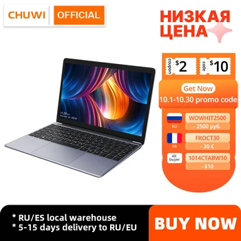 CHUWI HeroBook Pro 14.1" FHD Screen Intel Celeron N4020 Dual Core UHD Graphics 600 GPU 8GB RAM 256GB SSD Windows 10 Laptop 1
