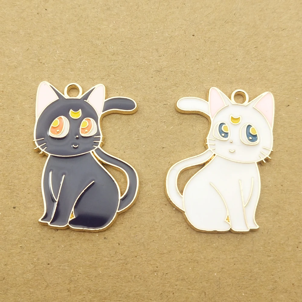 UNICRAFTALE Lot De 40 Breloques En Acier Inoxydable Plaqué Or 18 Carats En Forme De Patte De Chat Et De Chien Pour La Fabrication De Bijoux, Colliers, Bracelets - 14 X 12