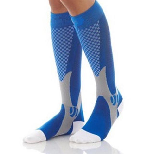 Compression socks suitable for sports anti fatigue knee pain relief
