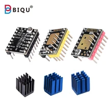 Biqu pro motor de passo tmc2208 tmc2100 tmc2130 v1.1 spi mks driver de passo mudo para impressora 3d placa de controle skr v1.3