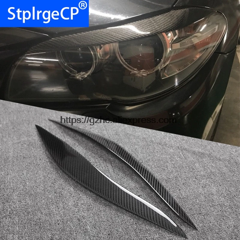 Задние фары из углеродного волокна для бровей BMW F10 5 серии автомобильный Стайлинг