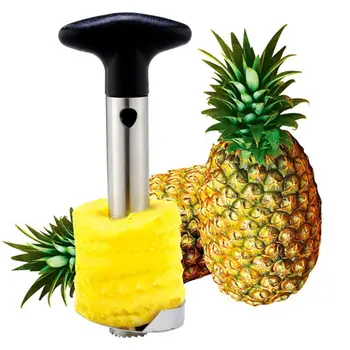 

Fast Shipping Hot Home Kitchen Fruit Peeler Portable Stainless Steel Pineapple Peeler Slicer Fruit Cutter Corer Kitchen Tools