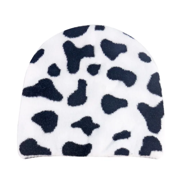 Black and white beanie hat Clearance