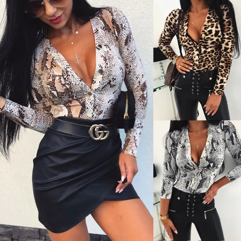 Autumn Fashion Women Leopard Printed Shirts Office Lady's Blouse Standing Collar Long Sleeves Universal Slim Shirts Tops hot