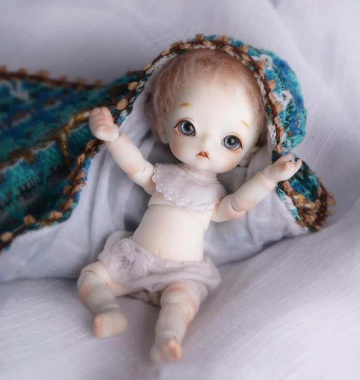 Bjd Puppe Recast Cute Tiny Doll Free Shipping 1/12 Bjd Doll Soso 
