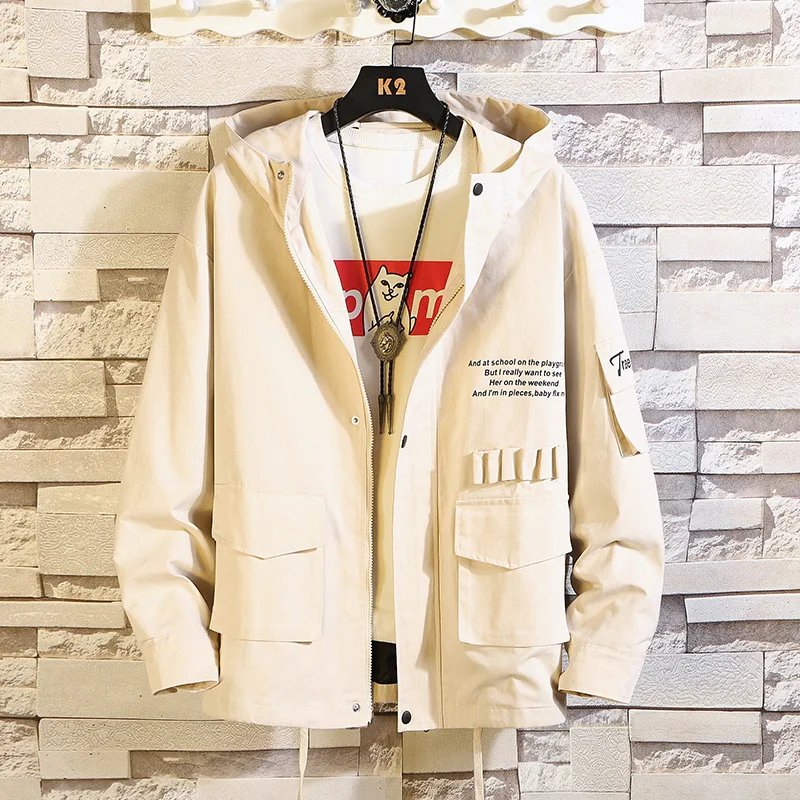 

2019 New Brand Cargo Jackets Men'S Spring Autumn Winter Fashion Classic Bomber Clothes