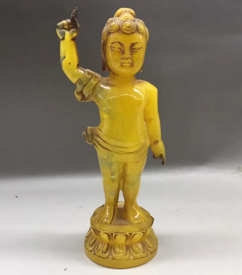 

China imitation beeswax Sakyamuni crafts statue