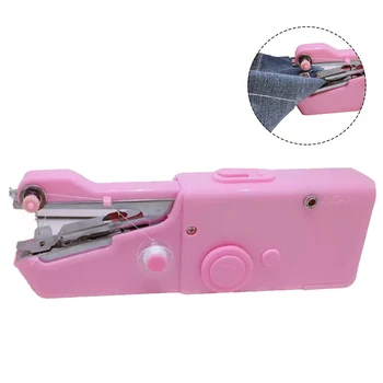 

Easy Use Electric Stitch Mini Handheld Sewing Machine Gift Battery Powered DIY Crafts Household Tool Needlework Multi-Purpose
