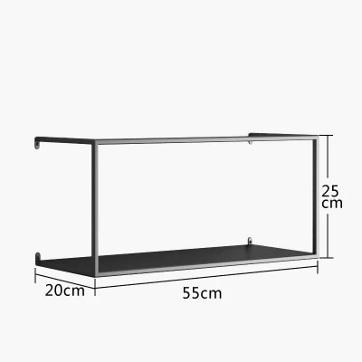 Настенная полка из кованого железа, домашняя стойка для хранения, полка для гостиной, фоновая настенная декоративная перегородка в горшках, рама для книг
