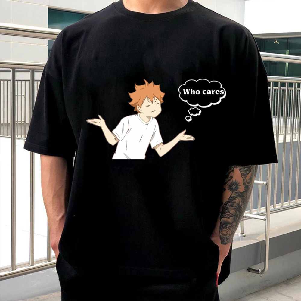 2020 летняя футболка Haikyuu Мужская хлопковая аниме Хината шойо тобио кагеяма одежда