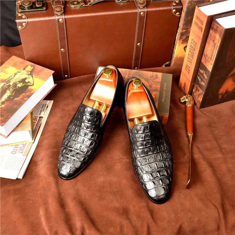 Luxury Dress Slip on Wedding Business Brand Shoes