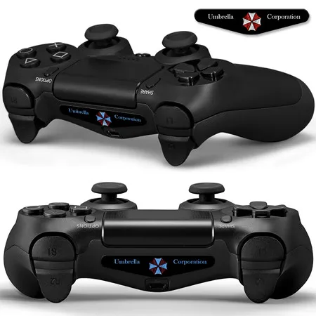 YSLED0028-2pcs 1 пара модный светодиодный свет наклейки для кафе для Playstation 4 Dualshock светодиодный световая наклейка PS4 контроллер геймпад красочная крышка кожи - Цвет: YSLED0028-2pcs