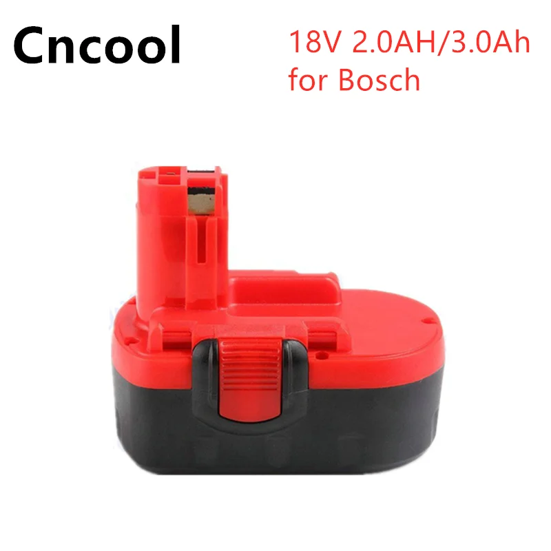 Electric Drill Battery 18V 2.0Ah/3.0Ah NI MH For Bosch BAT025 BAT026 BAT160 BAT180 BAT181 BAT189