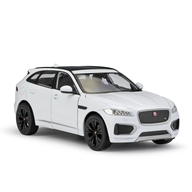 Внедорожник Welly 1:24 JAGUAR F Pace модель автомобиля из белого сплава Литые и игрушечные