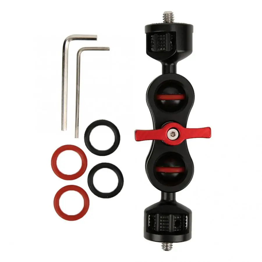 

Articulating Magic Arm Ballhead Mount Holder Stand Bracket with 1/4 inch Screw for Monitor LED Light Camera Cage Microphones