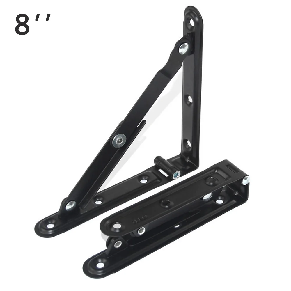 

2pcs Wall Mounted Furniture Brackets Triangle Display Hinge Cupboard Stand Counter Expansion Holder Bracket