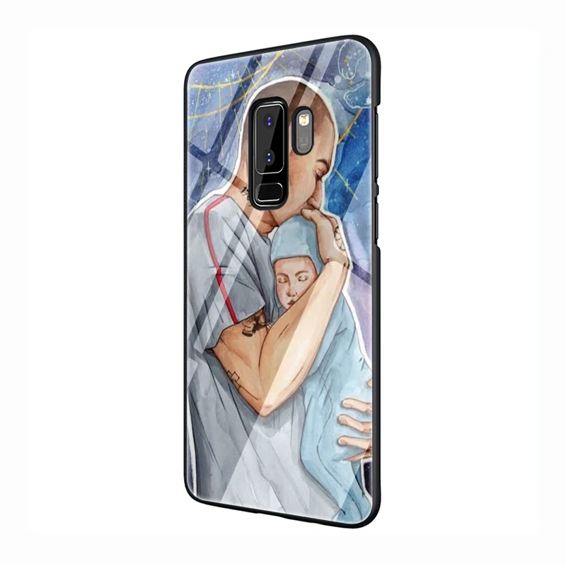 EWAU российский рэпер оксимирон закаленное Стекло чехол для телефона для samsung S7 край S8 S9 S10 Note 8, 9, 10, плюс A10 20 30 40 50 60 70 - Цвет: G6