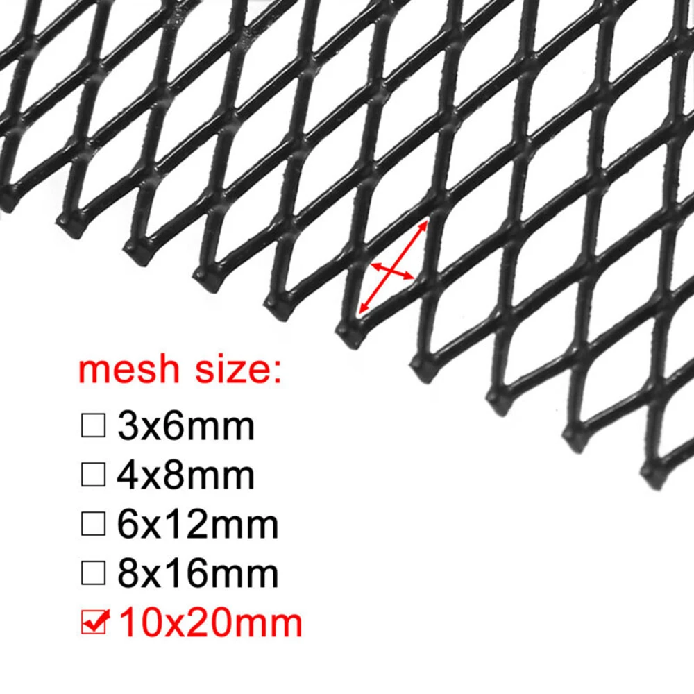 Protector Mesh Grille Diamond shape Hood vent Replacement Aluminum Alloy | Автомобили и мотоциклы