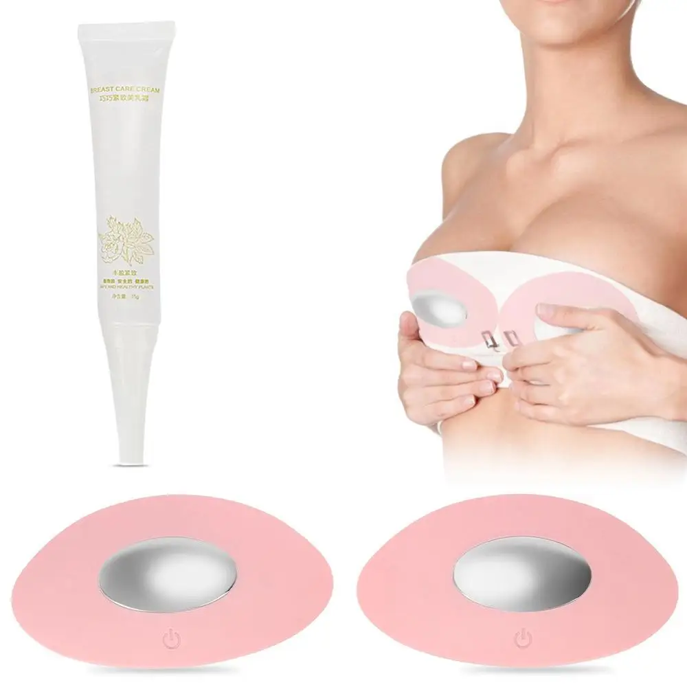 

Electric Magnetic Therapy Breast Massager Chest Enlargement Heating Therapy Stimulator Silicone Vibrating Breast Massager Bra