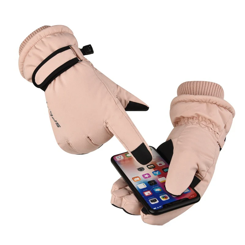Winter Ski Gloves Snowboard Snowmobile Motorcycle Riding Gloves Windproof  Touch Screen Snow Gloves For Unisex