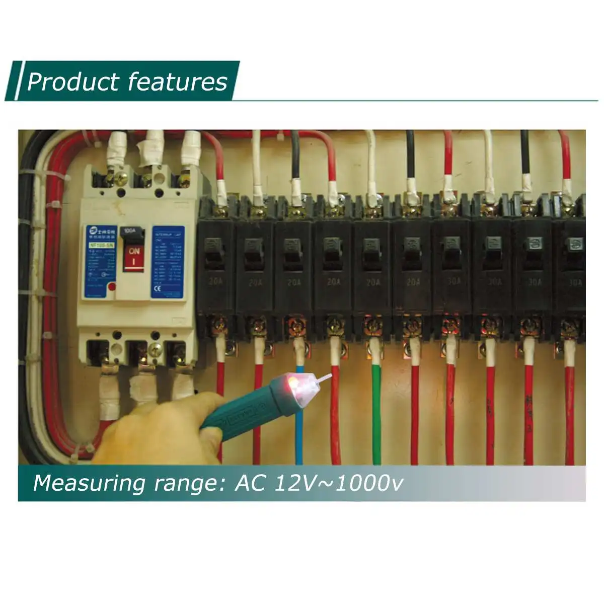 ZEAST AC/DC тестовая ручка напряжения 12 V-1000 V/48-1000 V многофункциональный прибор для теста на индукцию чувствительность Напряжения Ручка детектор