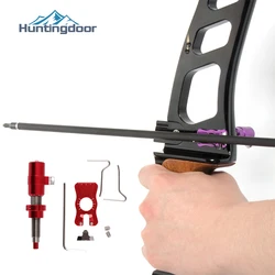 Marco de flecha de tiro con arco, aleación de aluminio, mano izquierda y derecha, fuerza ajustable, accesorios de tiro al aire libre y caza