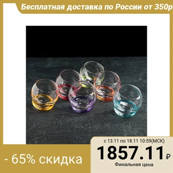 

A set of 60 ml glasses "Crazy", 6 pcs