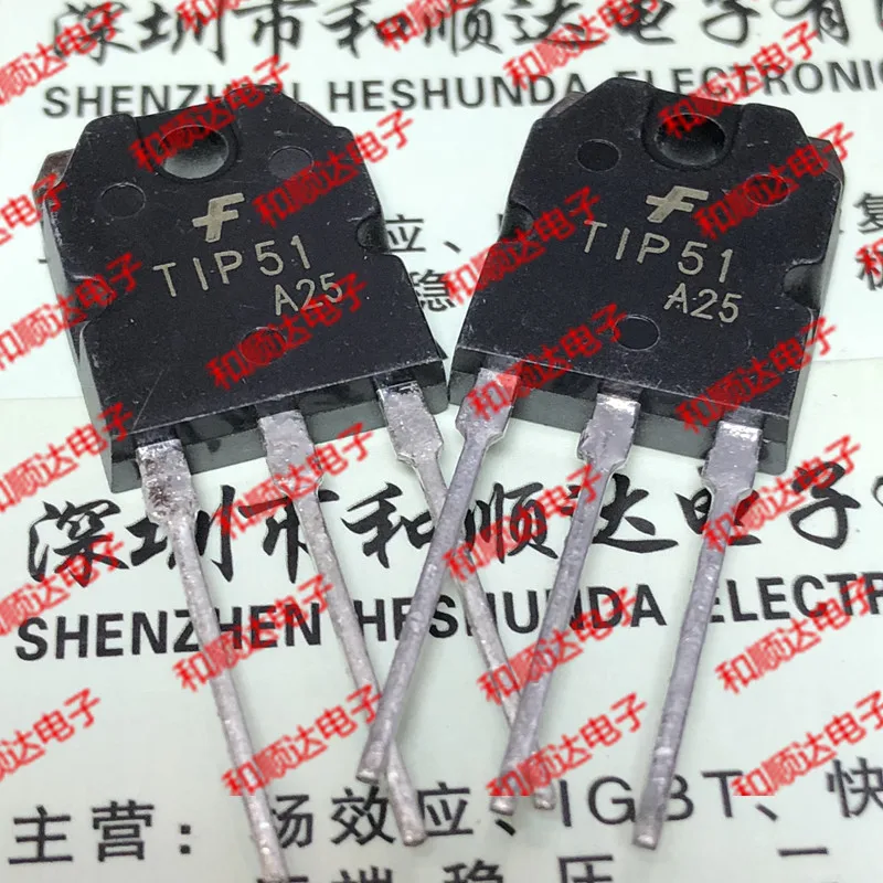 5 шт./лот TIP51 TO-3P 250V 3A
