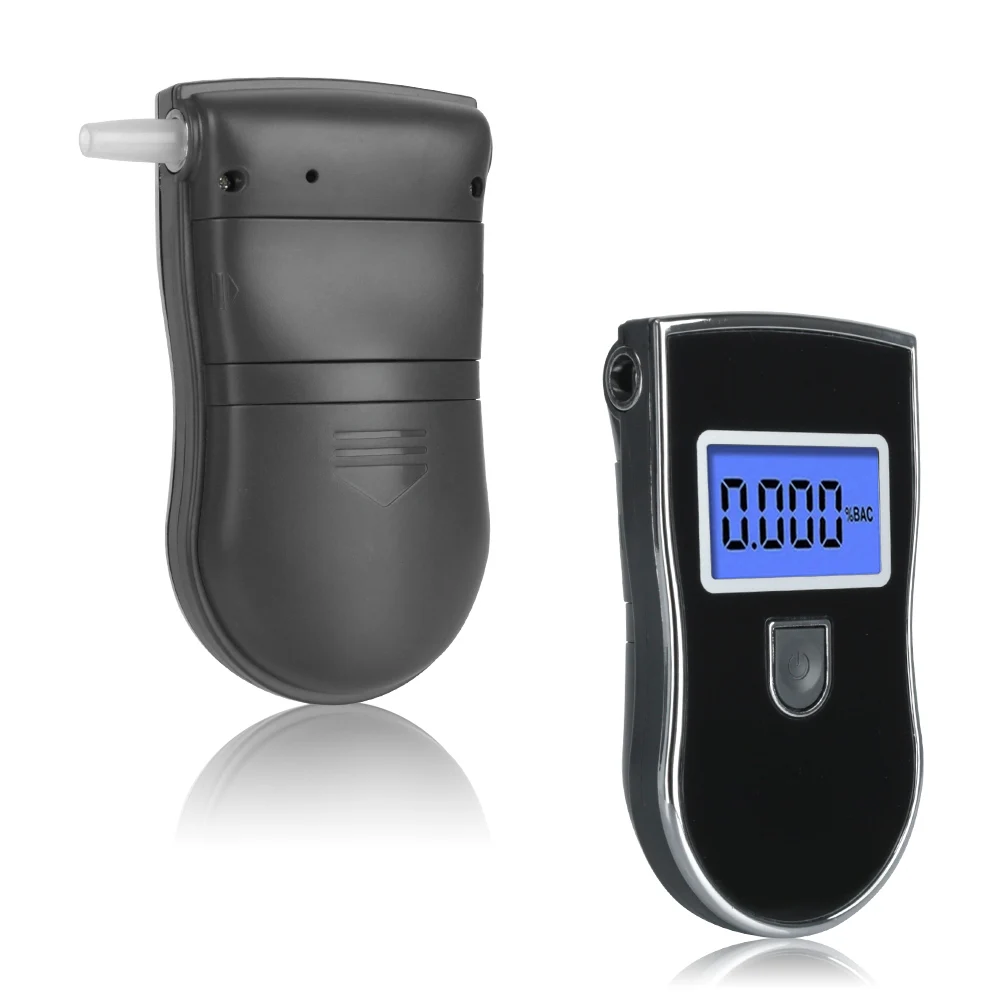 Portable LCD Screen Alcohol Meter Wine Alcohol Test Digital Breath Tester Drunk Driving Analyzer Car Breathalyzer